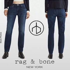 RAG & BONE The Dre Slim Boyfriend Charing Wash Jeans (30)
